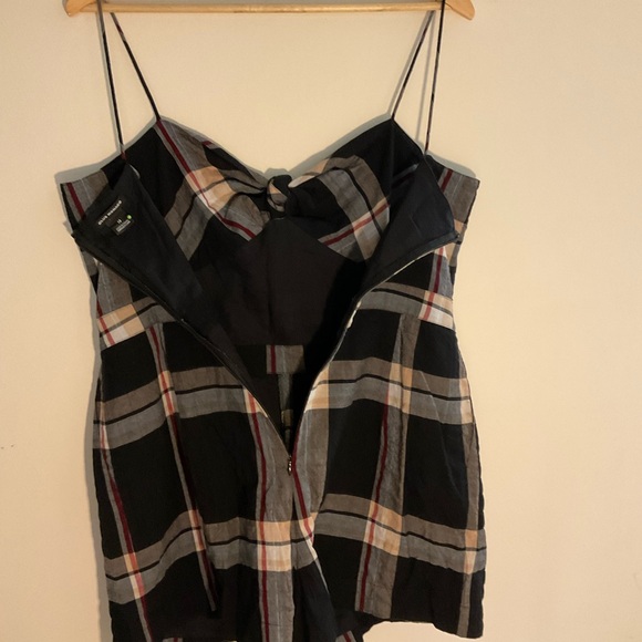 Club Monaco plaid shorts, sweetheart, romper - Picture 5 of 5